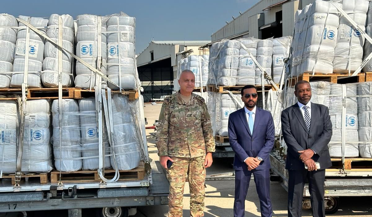 Qatari Aircraft Carrying Aid in Support of Lebanese People Arrives in Beirut